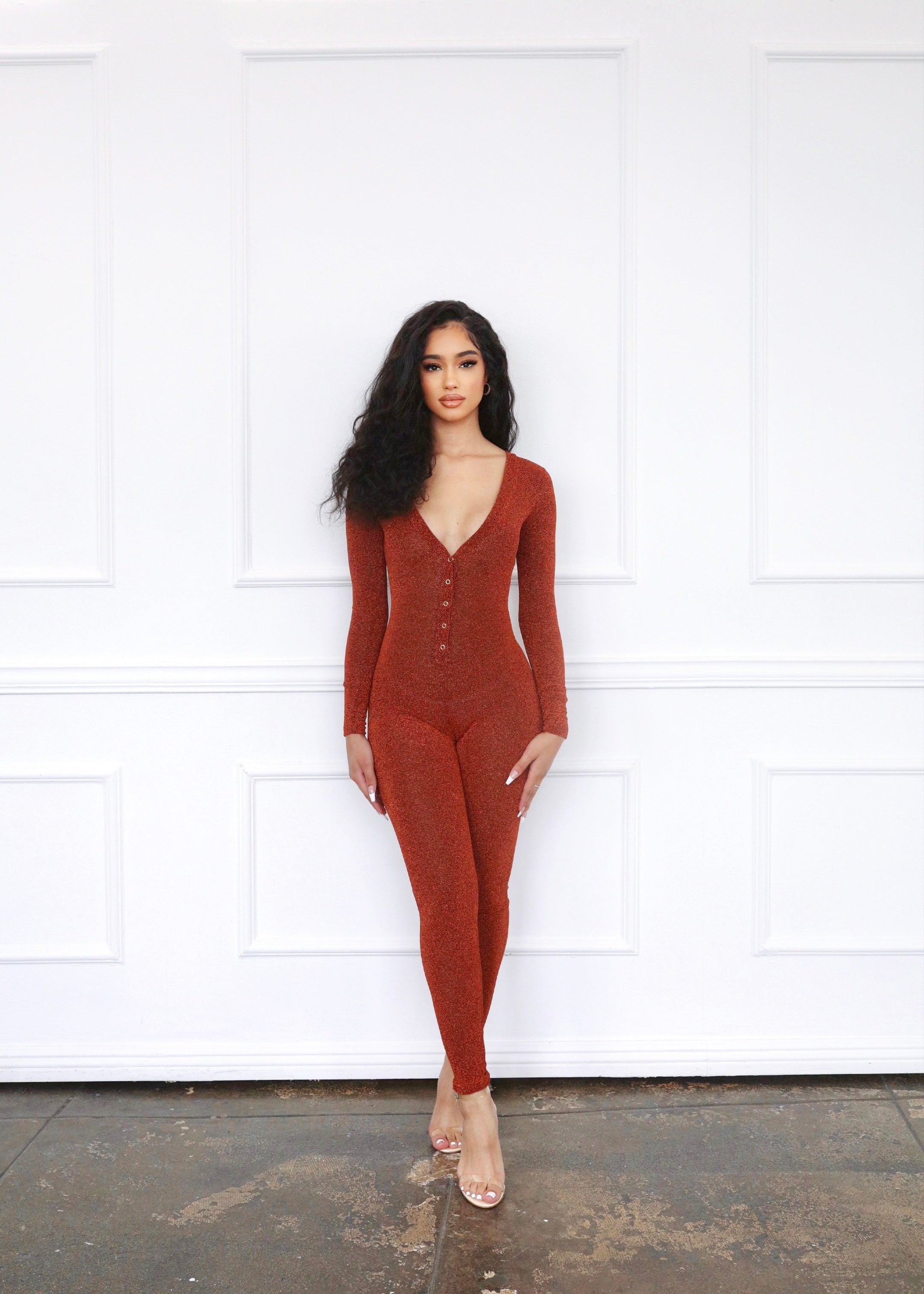 LOUNGE LONG JUMPSUIT