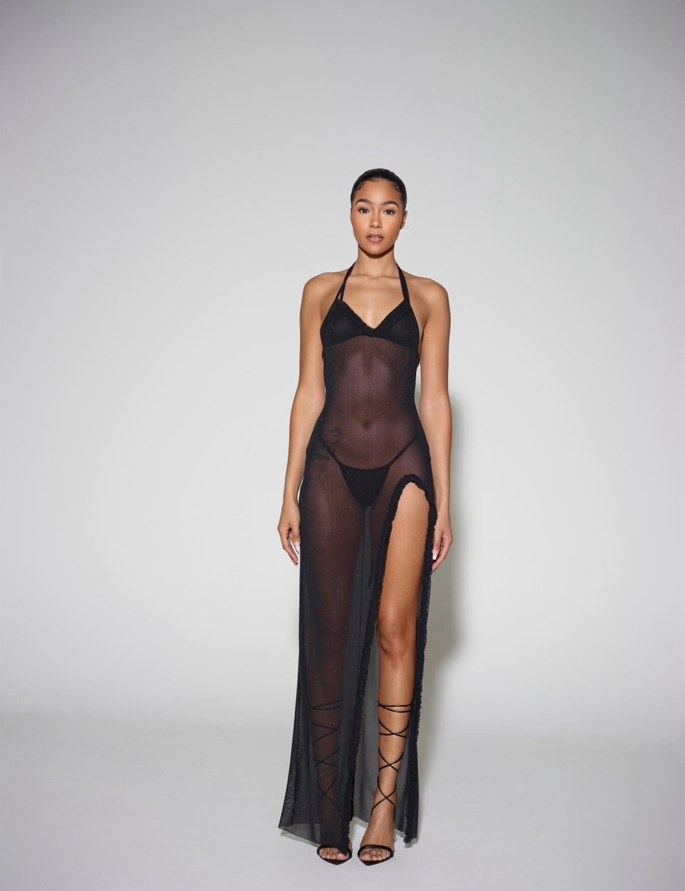 THE SEXY SLIP LONG DRESS